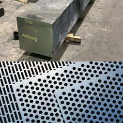 High Nickel Alloy Perforated Sheet / Forged Blocks Manufacturer in India